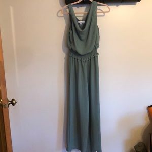 New condition jumpsuit sage green